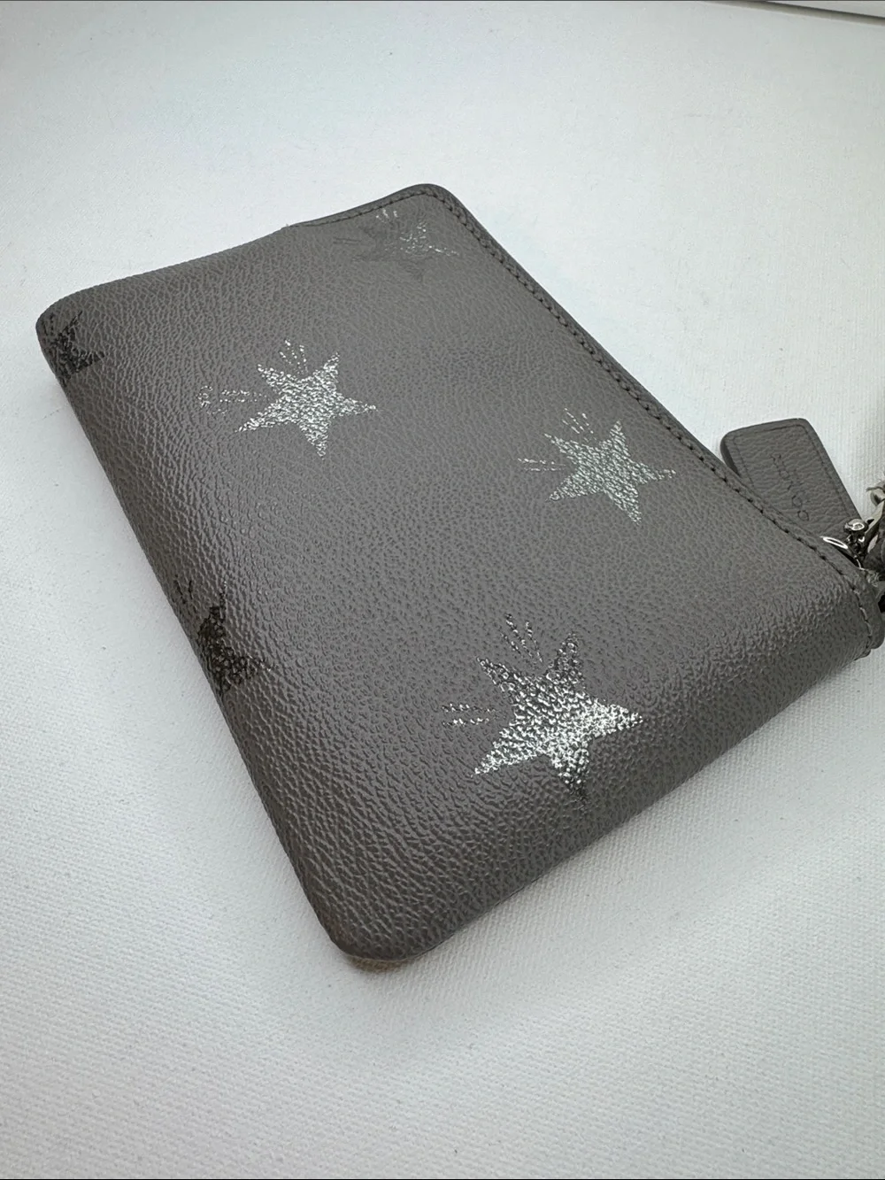 Coach Gray Star Wristlet